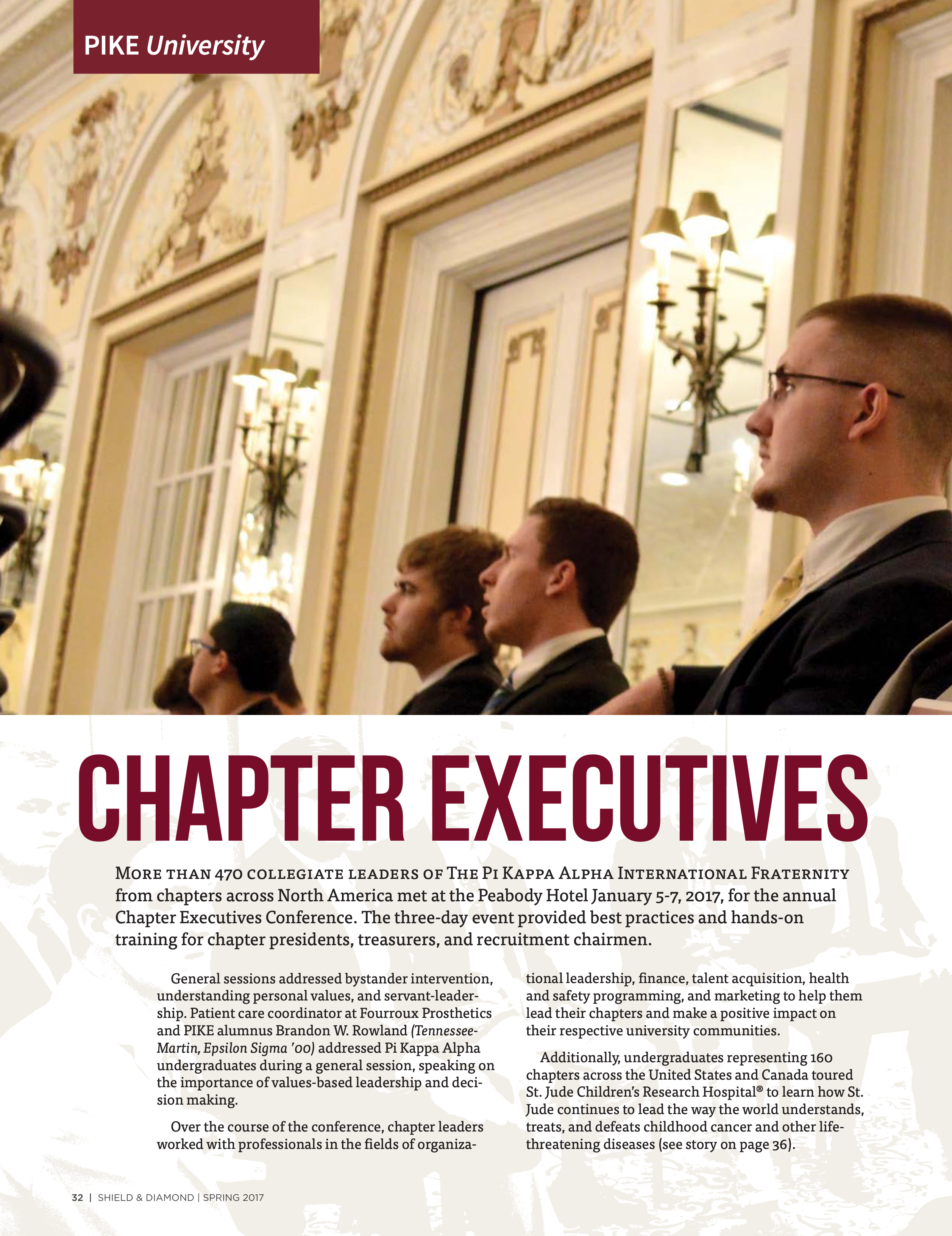 Pike University: Chapter Executives Conference